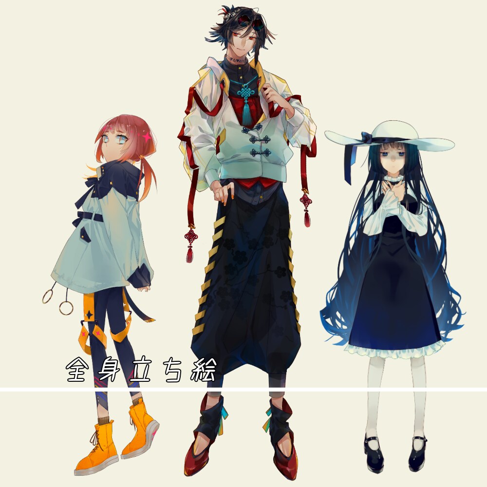 キャラクター立ち絵を作成します TRPGや同人ゲーム、小説等のキャラクターを短時間で納品 イメージ3