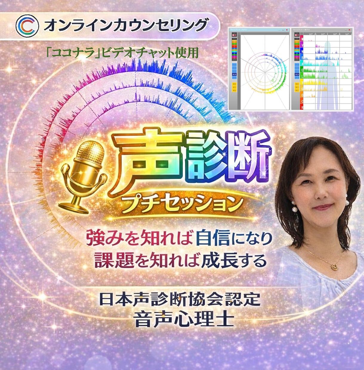 声で貴方の性格や思考、そして課題が分かります そのモヤモヤ。何が重しになっているのか知りたくありませんか？ イメージ1