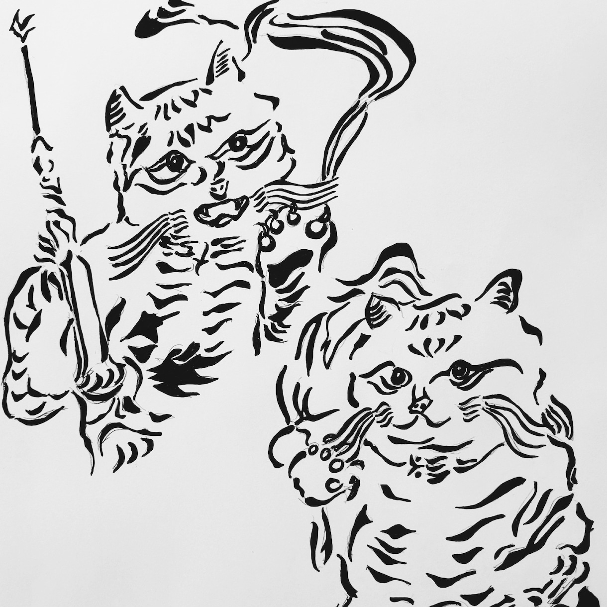 人物画、風景画を描きます 和風テイスト、色合いが得意です。 イメージ10