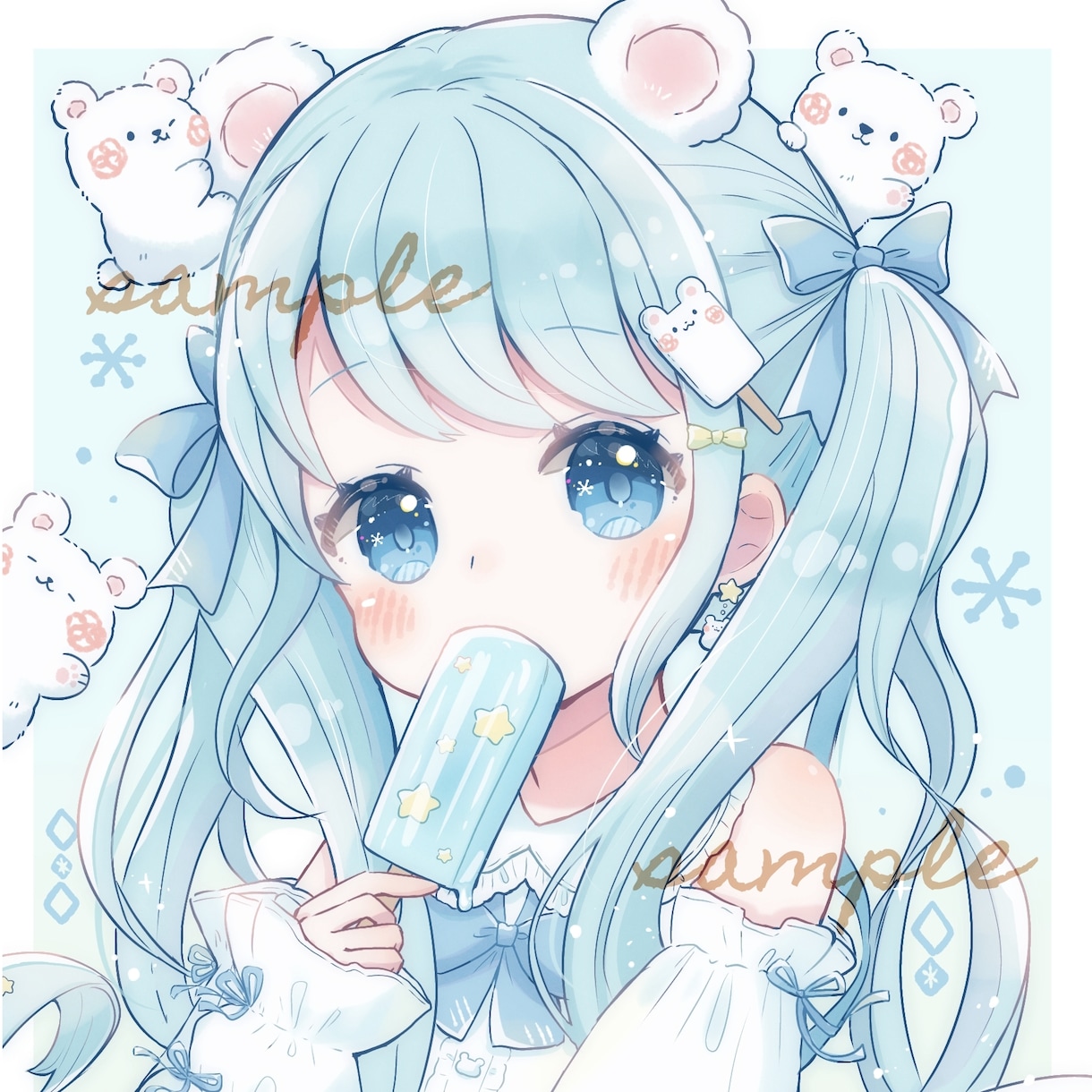 修正何度でも◎ゆるふわ可愛いイラストを描きます X、YouTube、インスタなど色々な用途で使用可能です◎ イメージ1