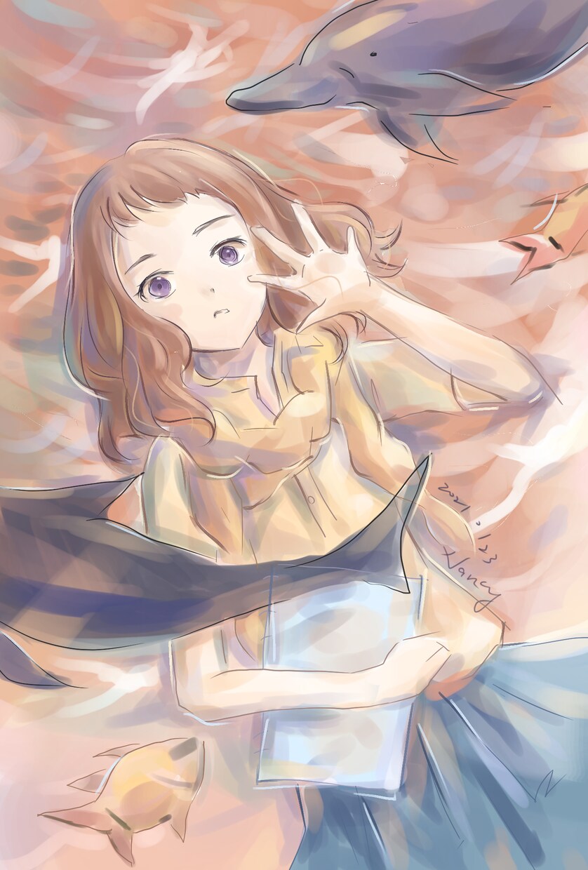 美少女のイラストます 本の表紙、イラスト、自分のプロフィールは利用できる。 イメージ3