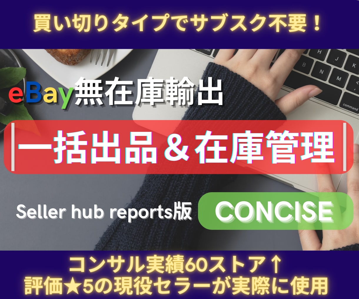 eBay無在庫管理・一括出品ツール作成します File Exchange形式の買切りで大きなコストカット！ イメージ1