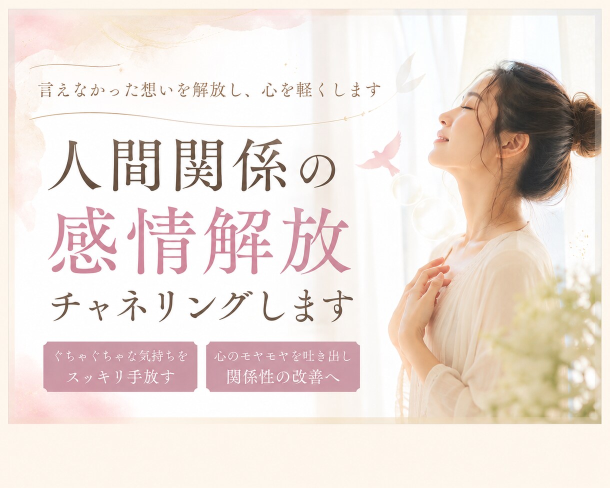人間関係のストレス解消｜心の奥の声を発散させます 自動書記によるチャネリングであなたの思いを代弁・人間関係改善 イメージ2