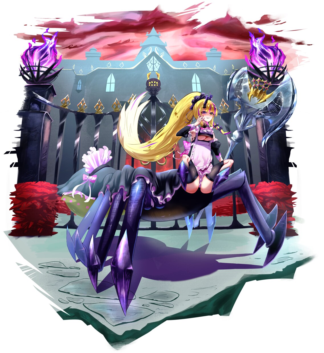 キャラクターの立ち絵、一枚絵を作成します 邪悪なキャラデザやモンスター娘が得意ですモンスターも可能です イメージ1