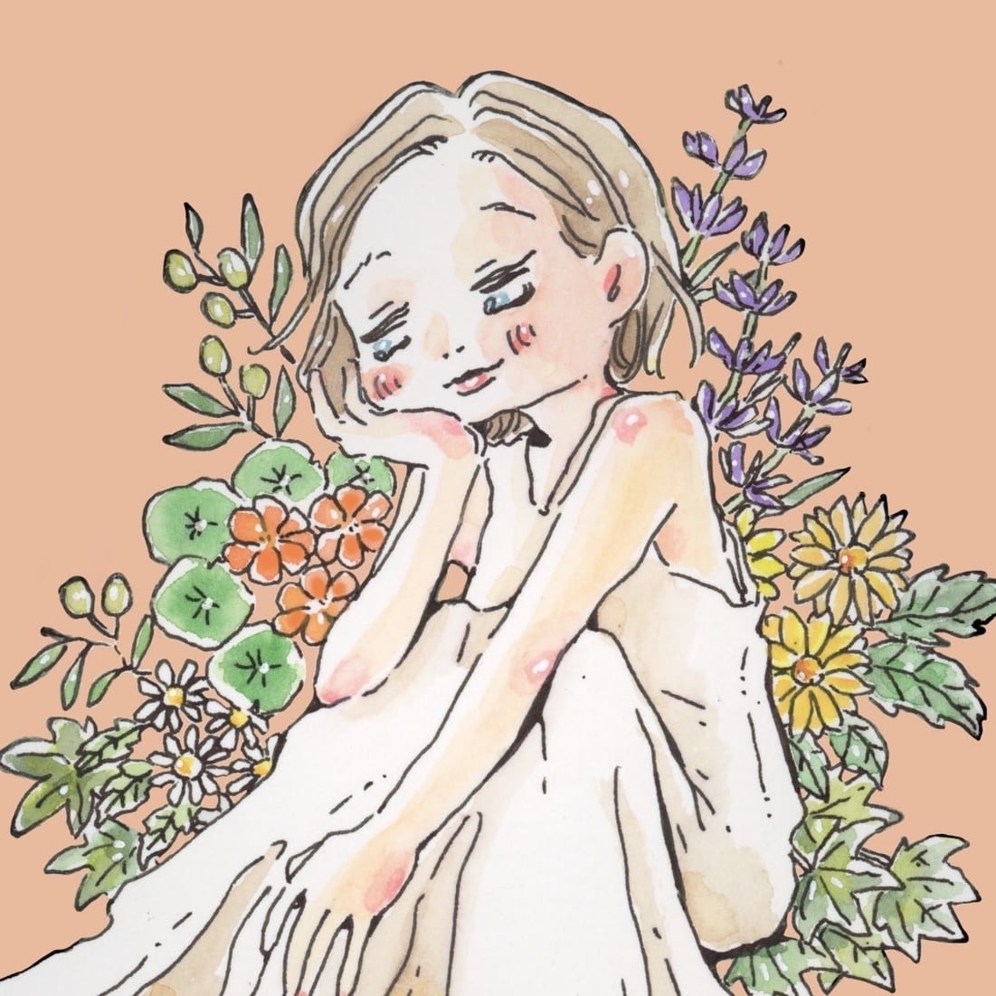 ガールイラスト描きます 商業利用可◇ゆるタッチな女の子をお求めの方に。 イメージ1