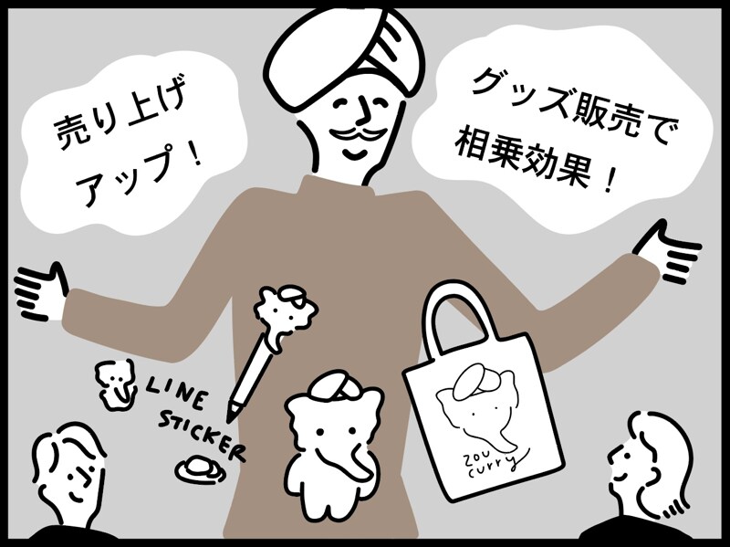 商品のストーリーを伝える4コマ漫画を制作します POPなイラストでスッと伝わる! イメージ4