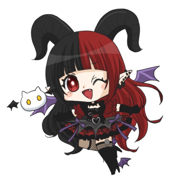 Vtuberの魂募集します 即納・立ち絵＆とSDのセットです イメージ3