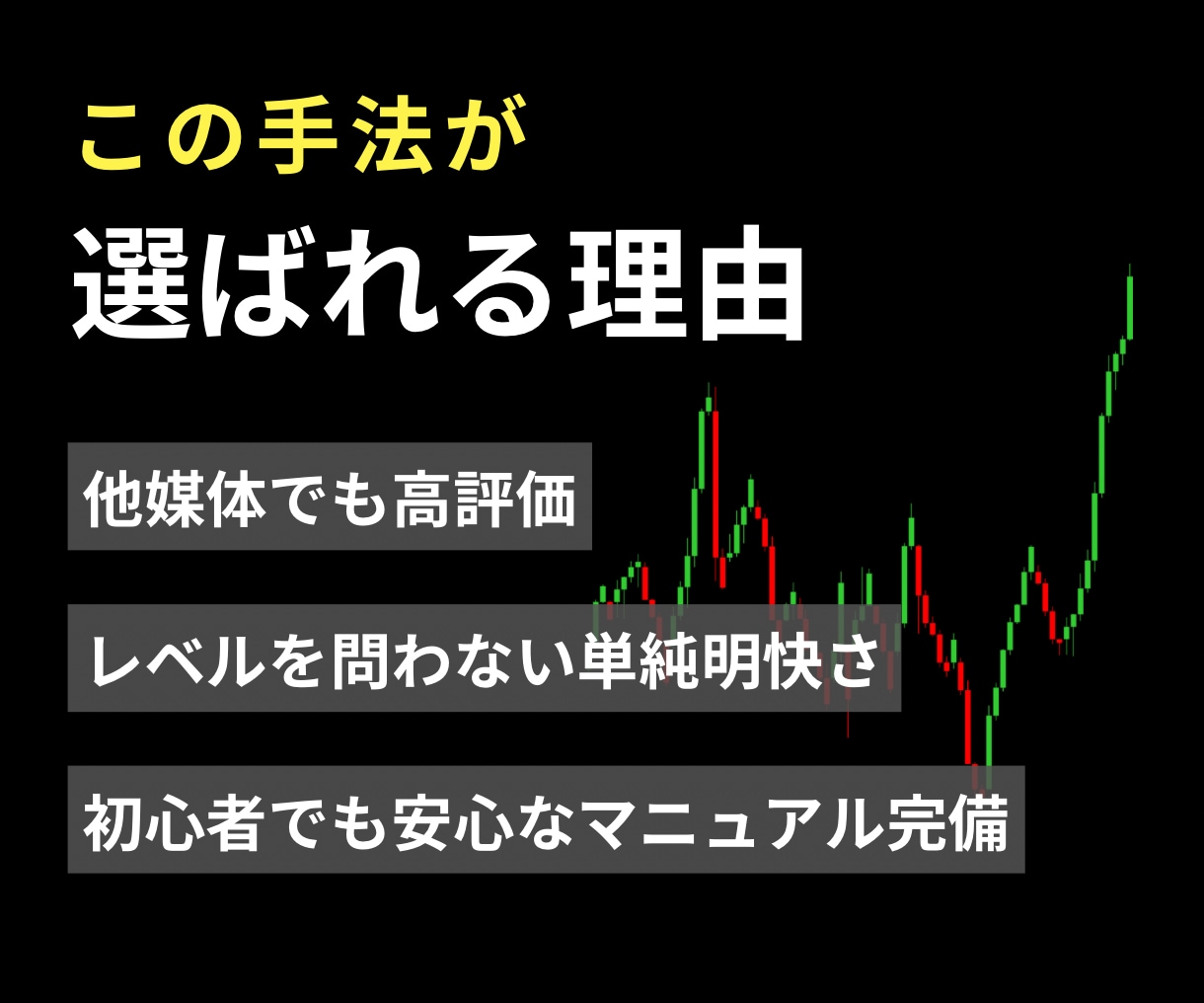 30秒うまうまとインジケーターうまうま教えます ココナラで⭐︎5評価連発の手法2つをお得なパックにしました✨ イメージ4