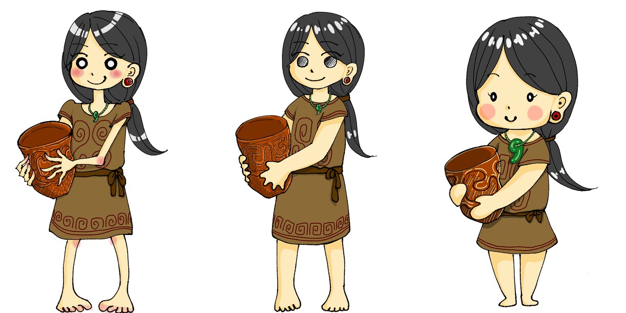 かわいい考古学イラスト描きます 考古学者・学芸員の方向け！可愛い絵で考古学に親しみを イメージ2