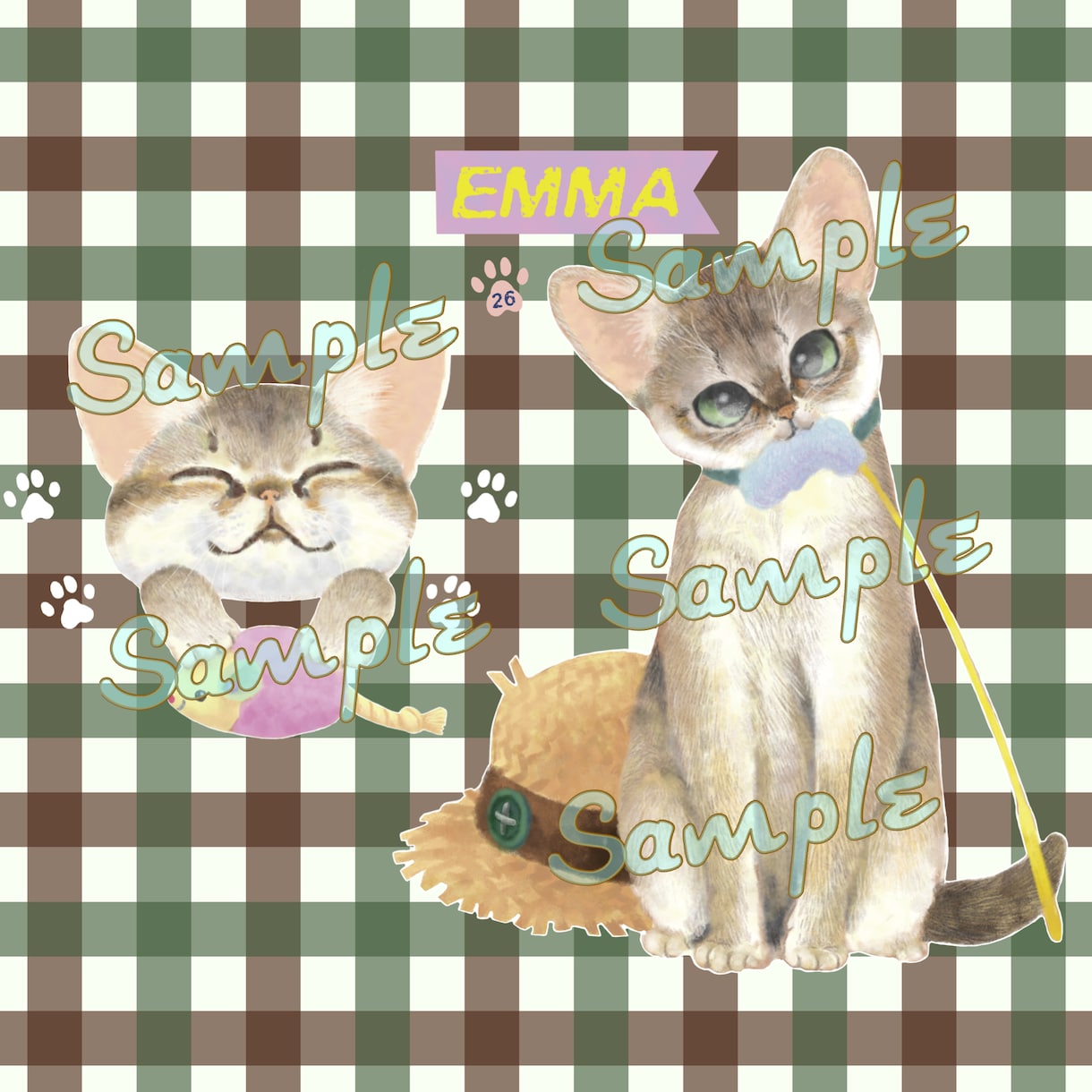 ペットのイラストをふんわりとしたテイストで描きます まるで絵本のキャラクターのような仕上がりに★ イメージ5