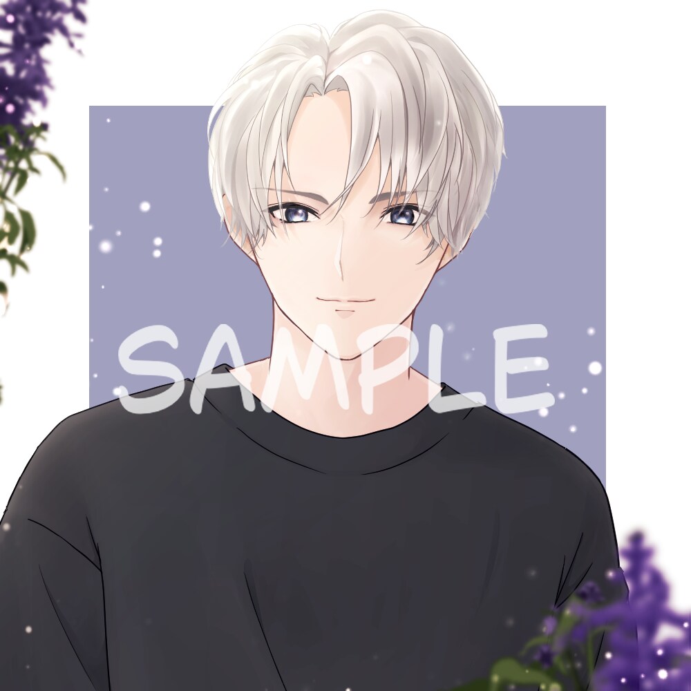 綺麗め柔らかい雰囲気のイラスト♪お描きします アイコン♪SNS♪ココナラ♪YouTube♪サムネ♪ブログ♪ イメージ5