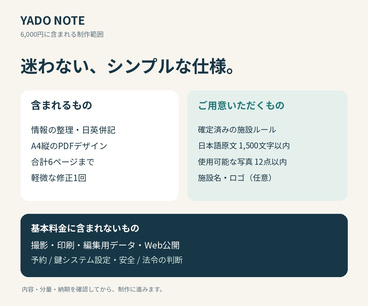 民泊の案内を日本語と英語のPDFに整えます 日英PDF6,000円／QR・4言語プランも イメージ3