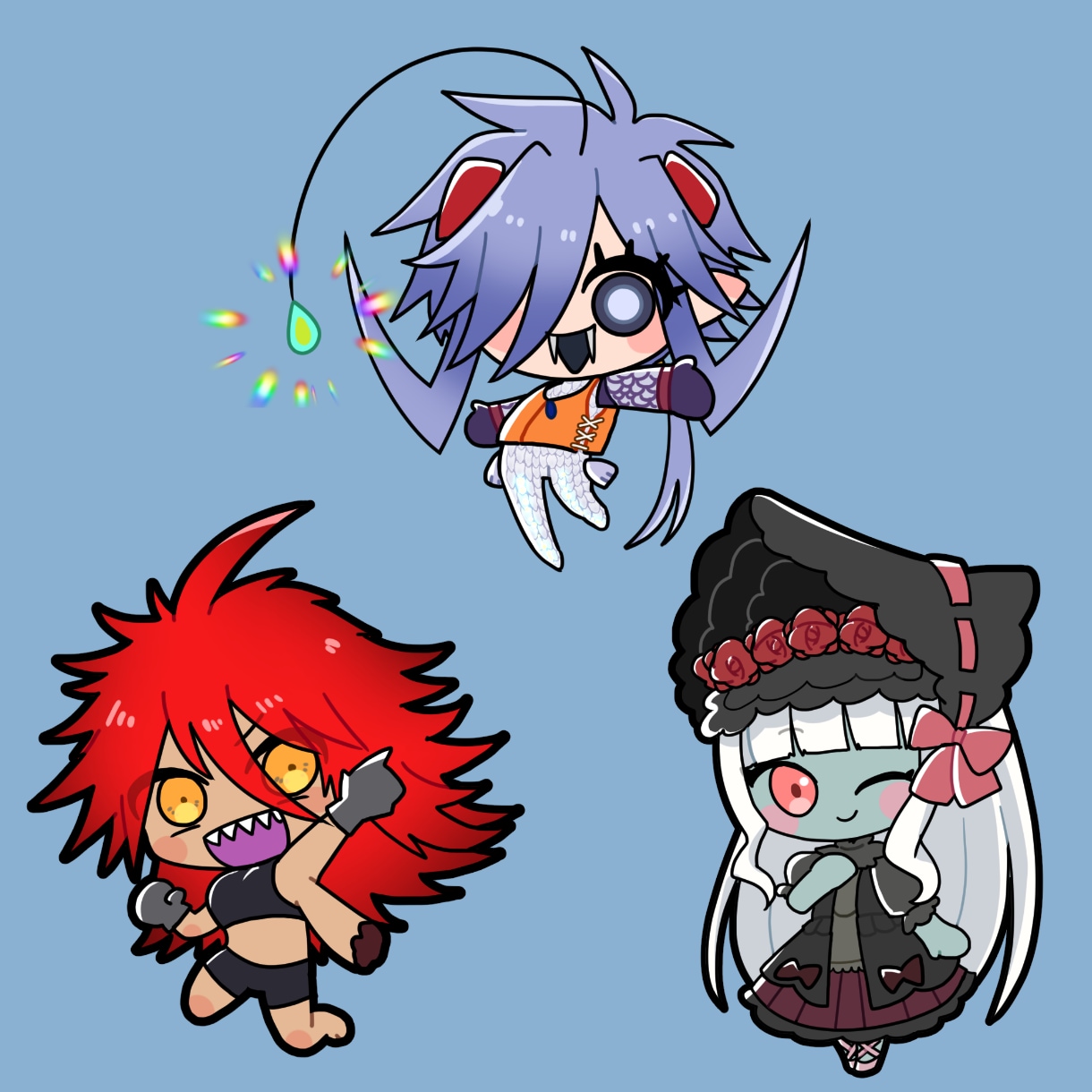 デフォルメイラスト制作致します アイコン等にぴったりのミニキャラをお描きします！ イメージ4