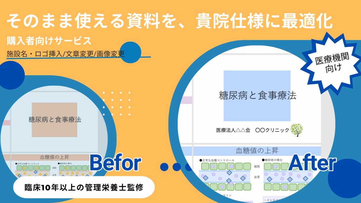 購入者向け｜指導セットのカスタマイズいたします 施設名追加・内容調整・色調変更・OK イメージ1