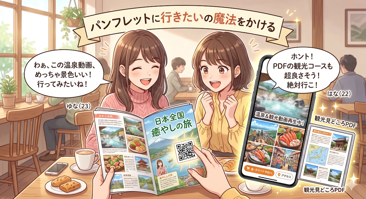 行きたくなる、買いたくなるQR作ります 文字だけの案内は卒業！かざせば「楽しい」が溢れ出す魔法のQR イメージ3