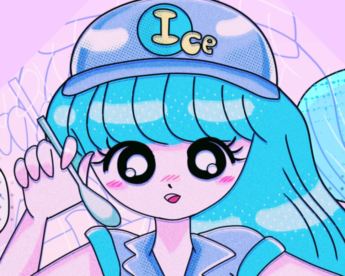 値下げ中！◆レトロポップなイラスト描きます 商用利用可！グッズのイラストやSNSのアイコンなど！ イメージ1