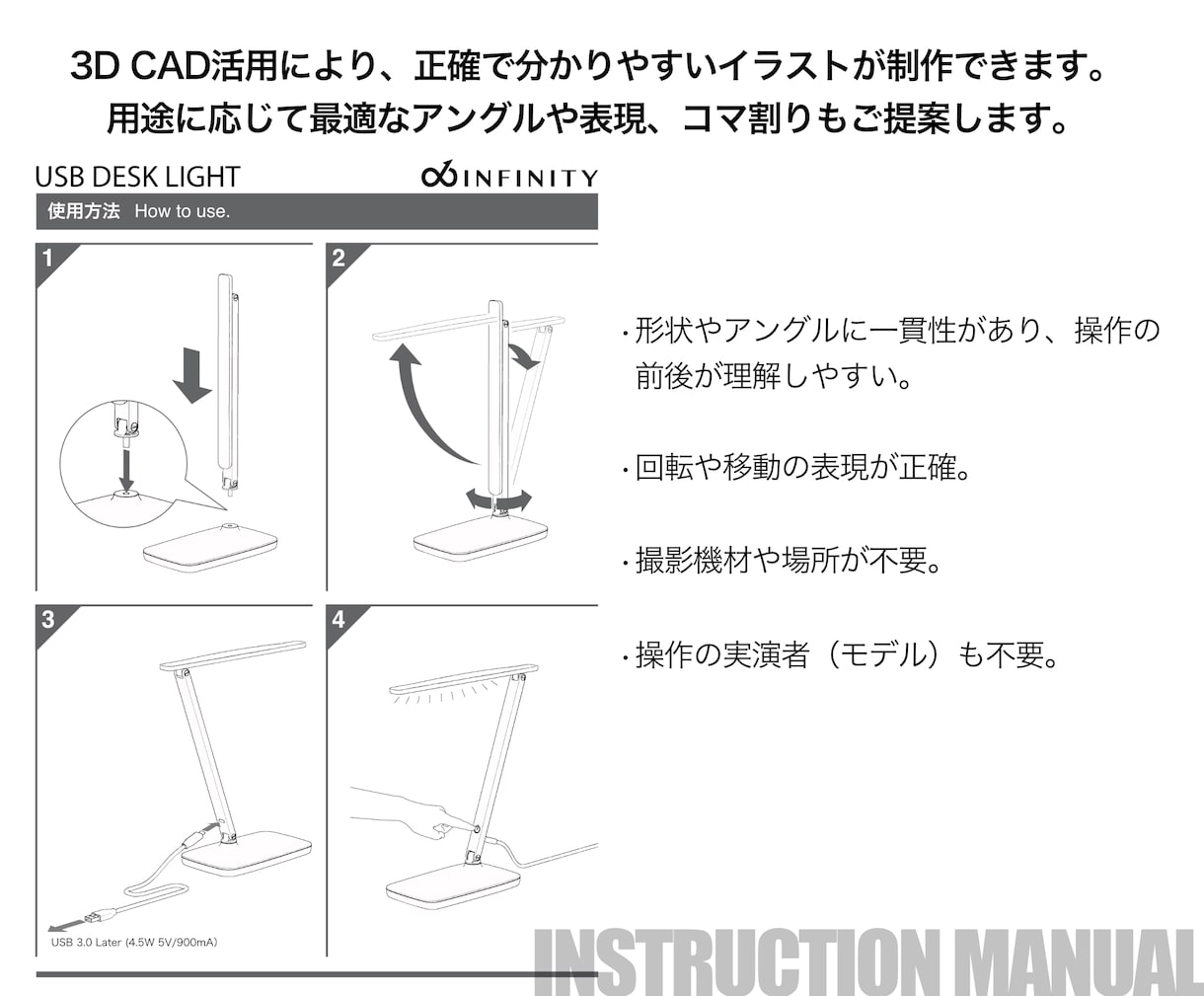 実物なしでわかり易い操作説明とイラストを制作します 操作説明、技術資料イラストだけでなく、説明方法も提案します。 イメージ2