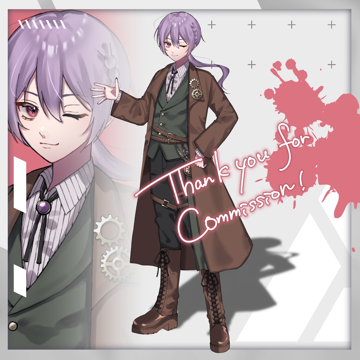 TRPG・ゲーム・IRIAM等の立ち絵作成します 最短納期1週間にて対応します◎ イメージ5
