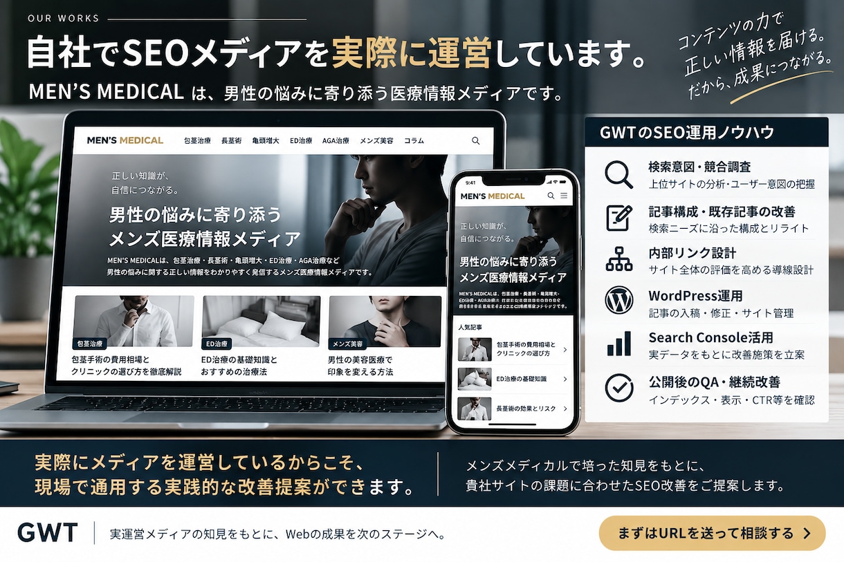 SEOサイトを分析して改善優先順位を作ります 何から直すべきかを調査・整理して指示書で納品 イメージ4