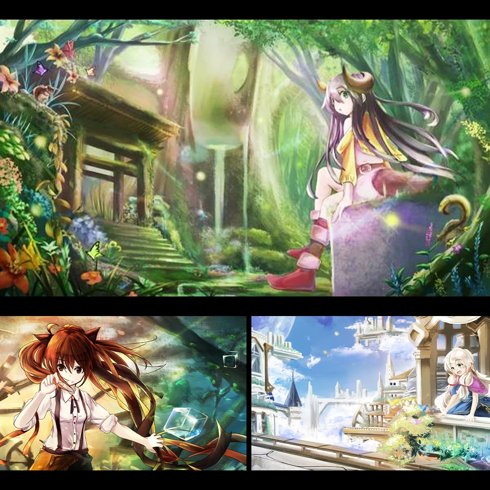 幻想的なイラストを作成いたします キャラクター / 背景・風景など イメージ1