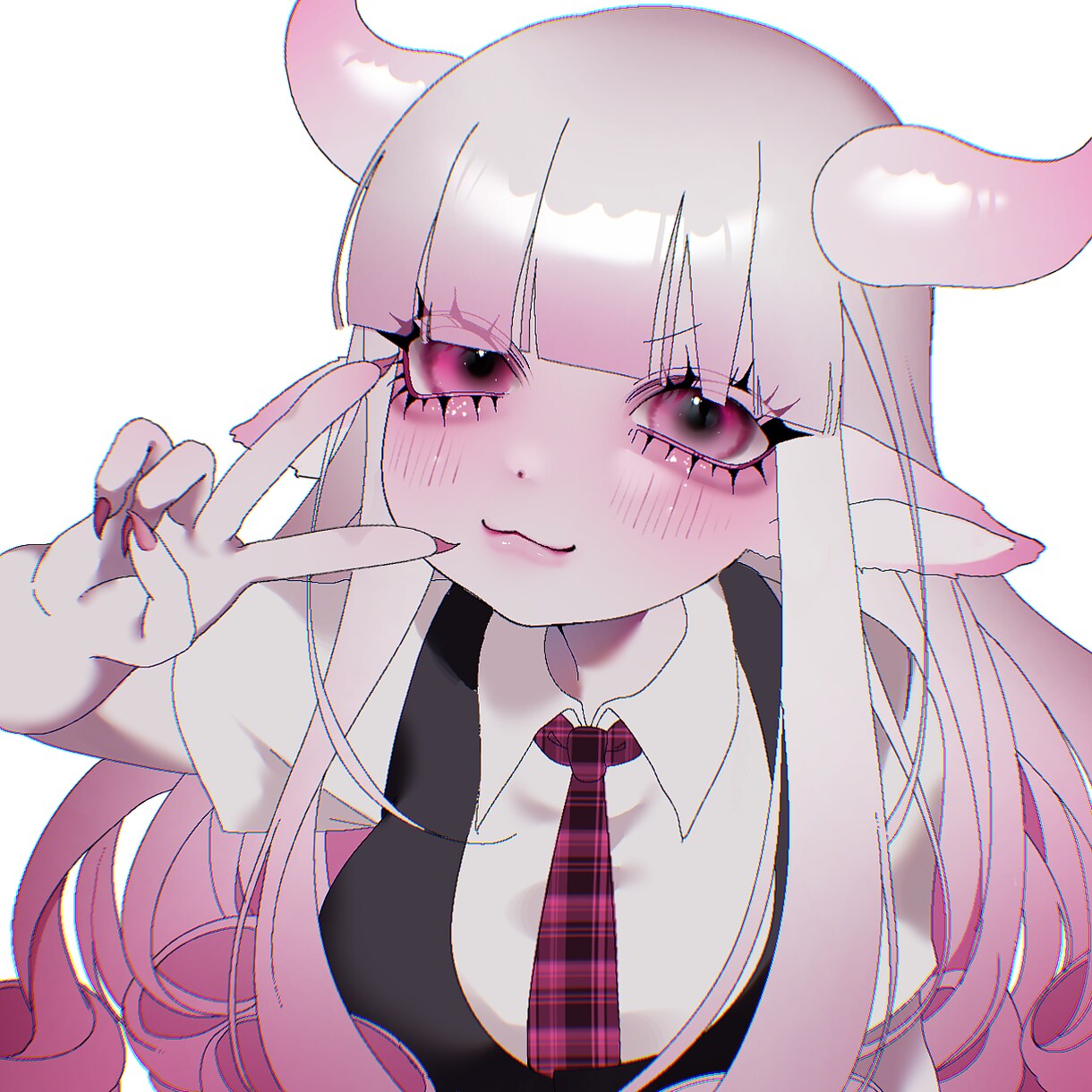 SNS活動者向けの、可愛いアイコン描きます キュルキュルもちもちの柔らかそうな女の子描きます！ イメージ1