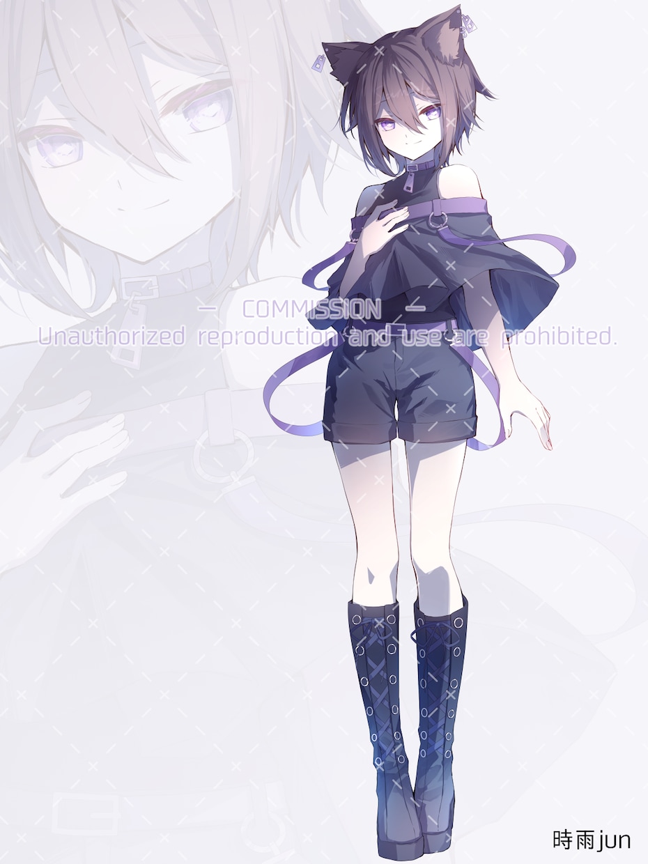 透明感あるキャラの立ち絵・全身絵を制作します ご相談のみもお受けしております！ イメージ1
