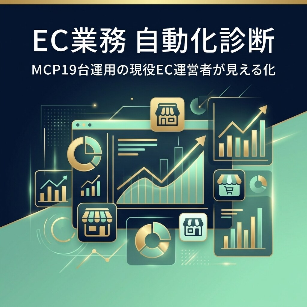 あなたのEC業務、自動化可能か30分診断します MCP21台運用者がEC自動化の可能性を30分で見える化 イメージ1