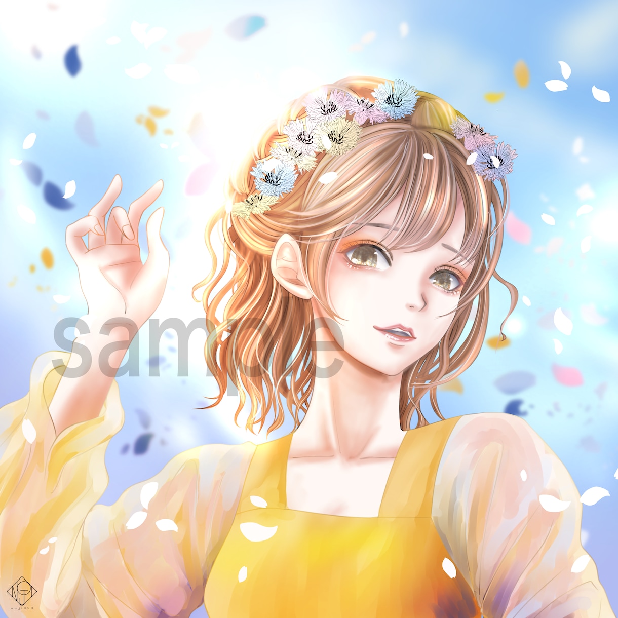 SNSアイコン、背景を描きます ご納得いただける、SNSアイコン又は背景をお描きします。 イメージ2