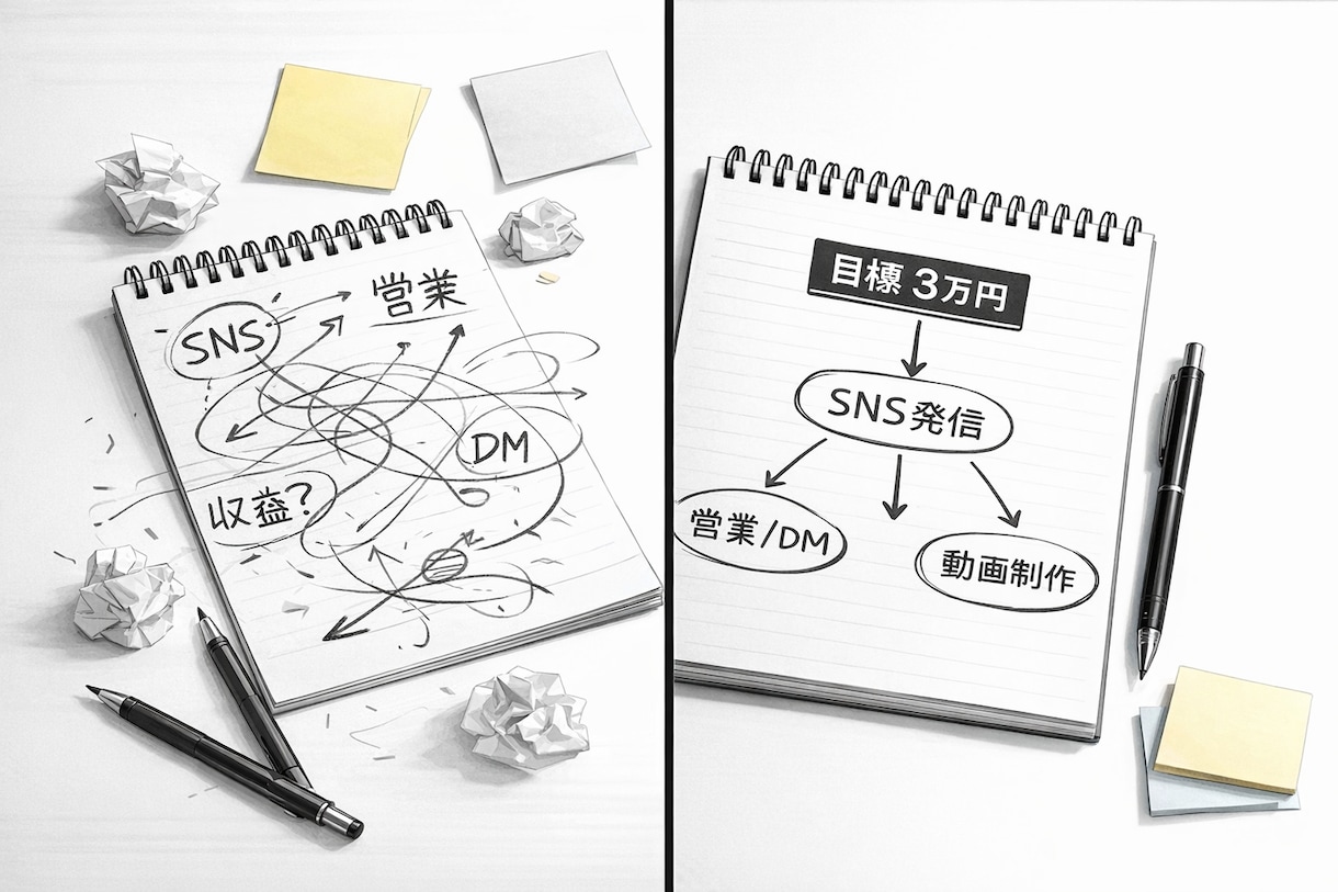 何をすべきか分からない人へ副業の方向性を整理します 副業やりたいけど何していいかわからない人へ イメージ2