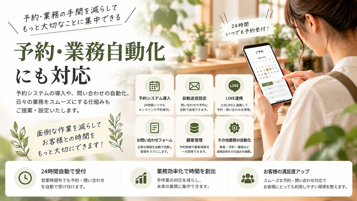 店舗・個人事業主向けのWebサイトを制作します お店やサービスの魅力が伝わるオリジナルデザイン イメージ5
