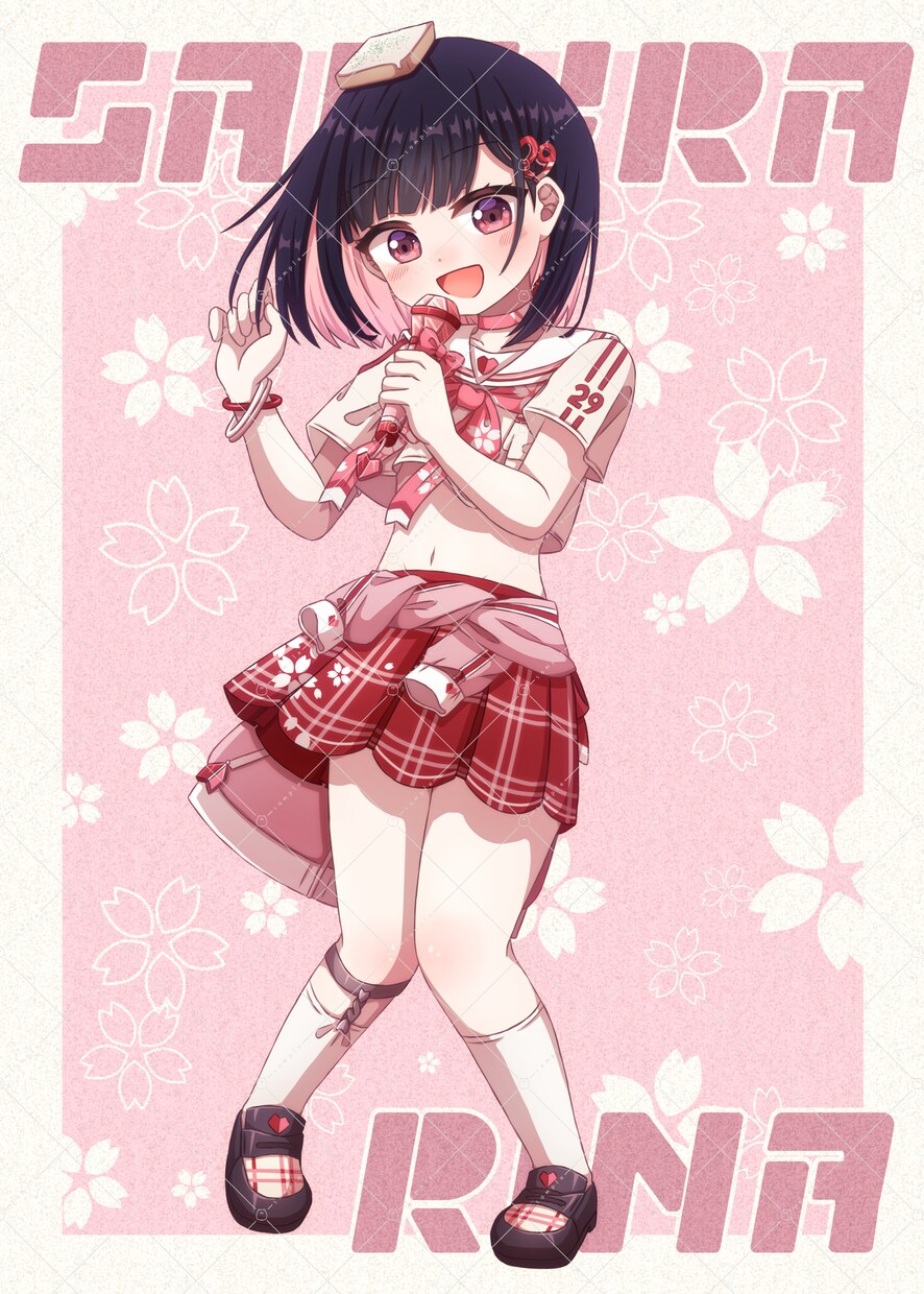 カラフルでかわいいイラストや立ち絵を制作します 立ち絵や配信サムネイル、MVイラストなどに！ イメージ4