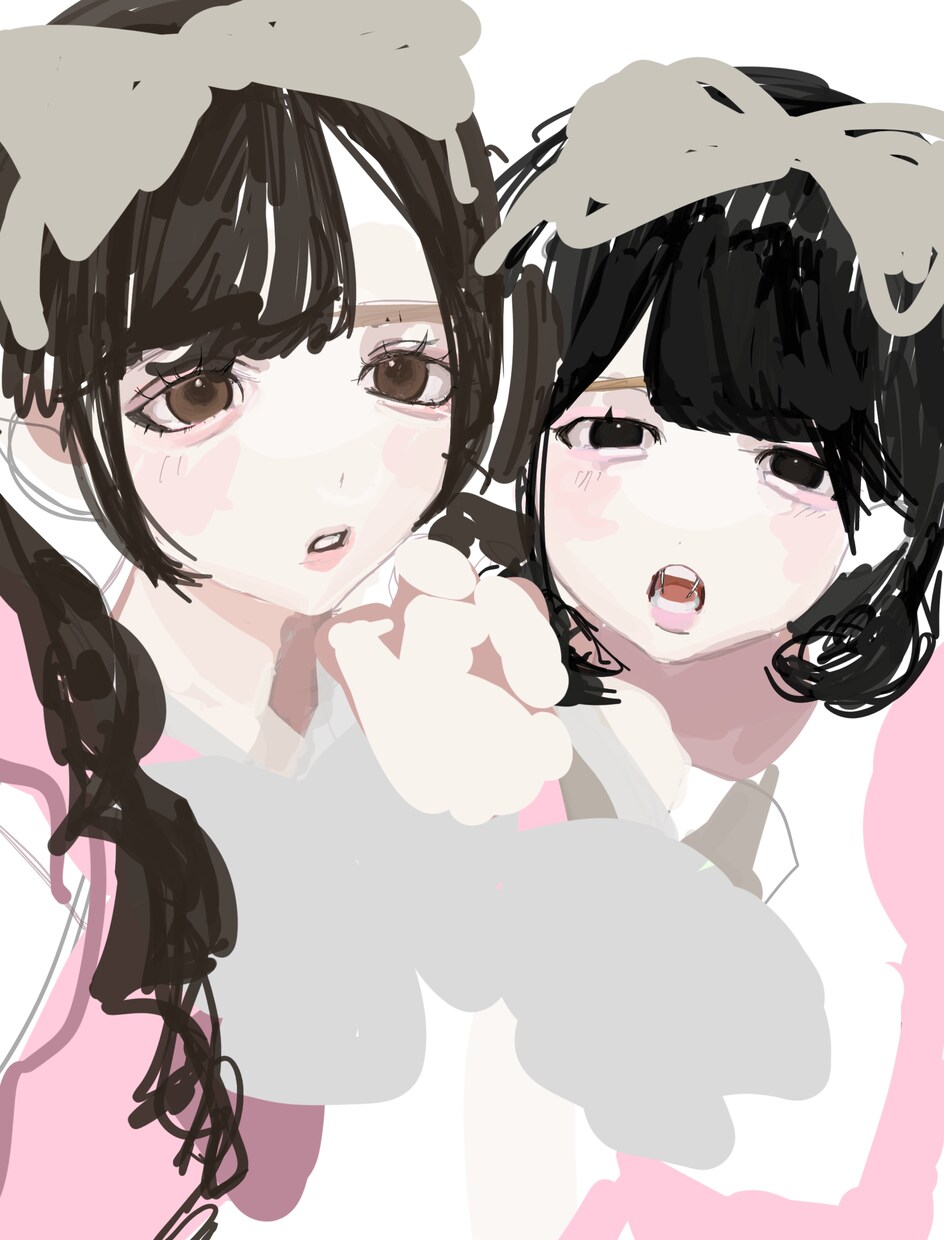 SNSのアイコン向きのイラストを描きます コンカフェで働いてる方などのアイコンにオススメの絵柄です イメージ1