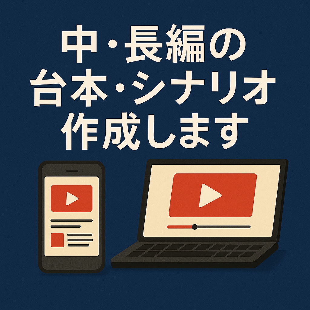 2000～8000字のシナリオ・台本作成をします 実績多数！エンタメ系はお任せください イメージ1