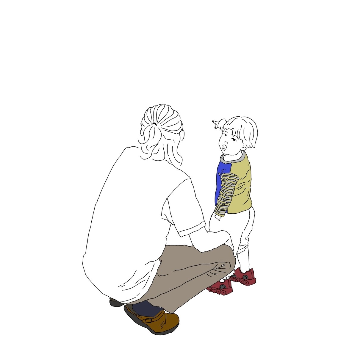 写真を元にシュールでかわいいイラストを描きます 大切なお子さん、ペットのお写真を、シュールでかわいい絵へ。 イメージ3