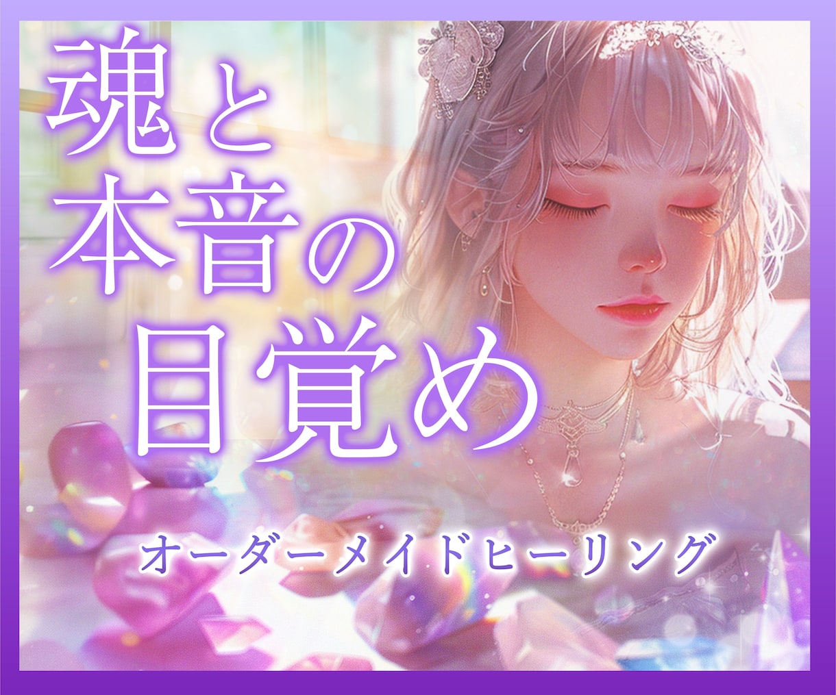 魂と本音が目覚める✨オーダーメイドヒーリングします 天然石とヒーリングで波動を整え、魂の傾向を浮かび上がらせます イメージ1