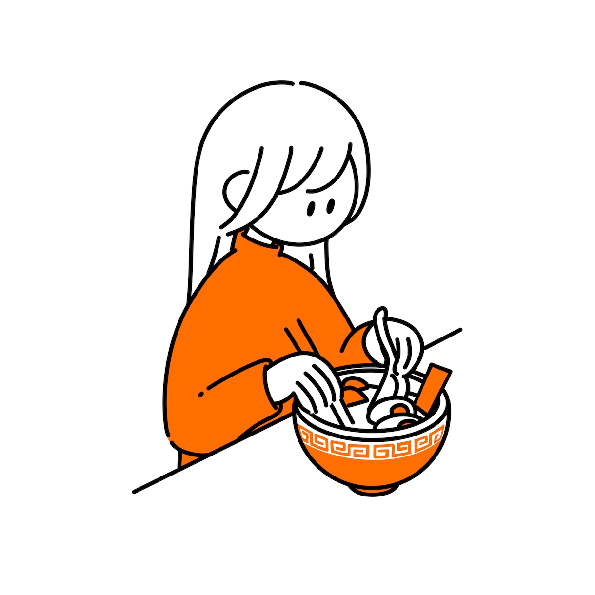 シンプル・シュールな可愛いイラスト作成します トレンド感・真面目過ぎないイメージを求めてる方へ イメージ2