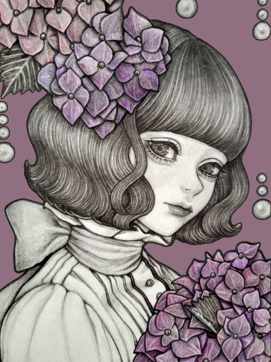 ダークで可愛い一枚絵描きます パッと目を惹く一枚絵、お任せください❤︎ イメージ1