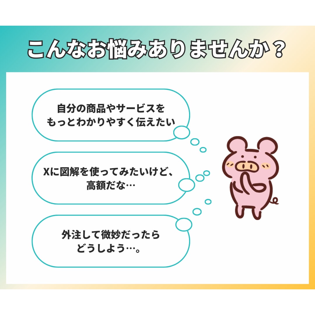初回お試し☆X(Twitter)の図解作成します お！っと目を惹く・分かりやすい図解 イメージ2