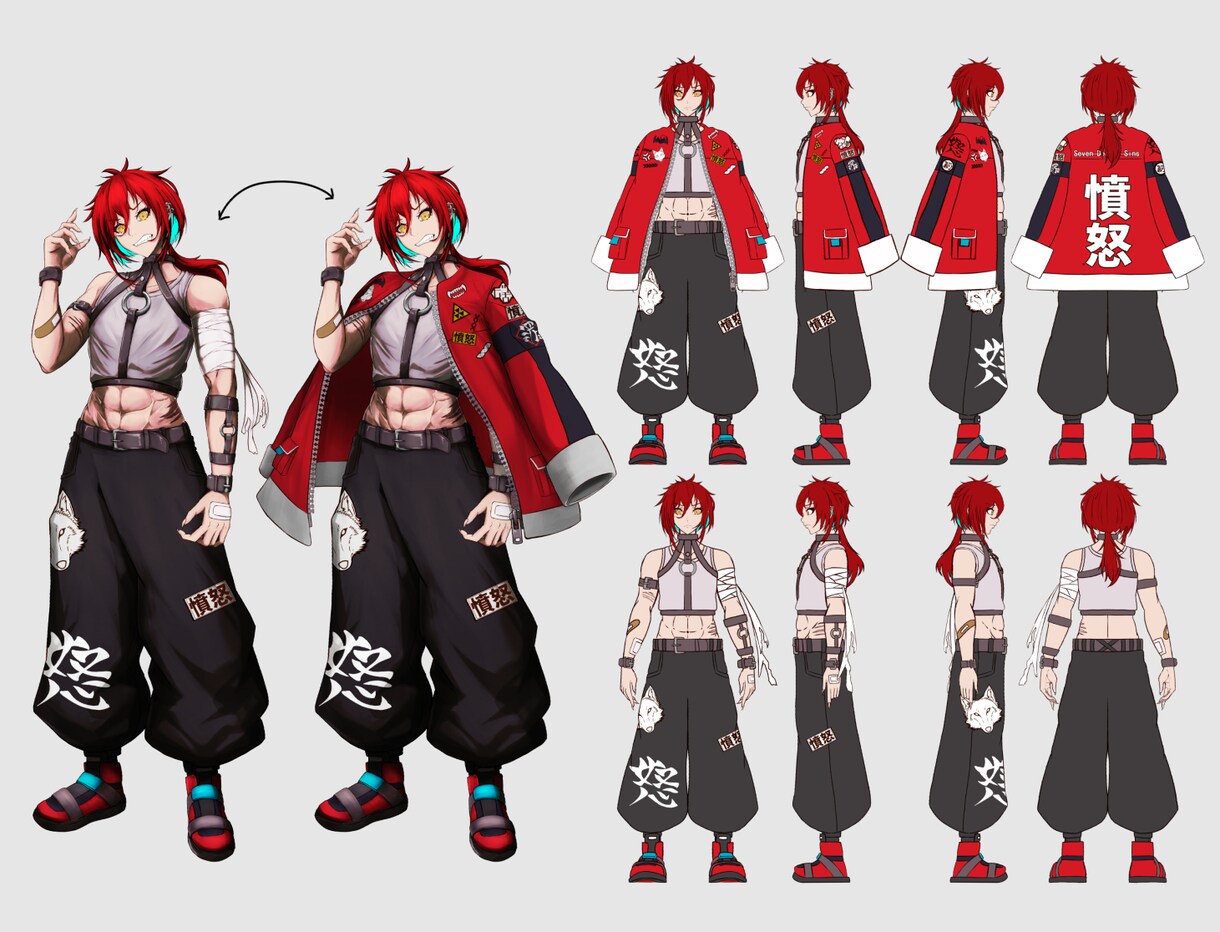 商用利用可・配信やTRPGで使える立ち絵描きます あなたが一番求めるキャラ作ります イメージ5
