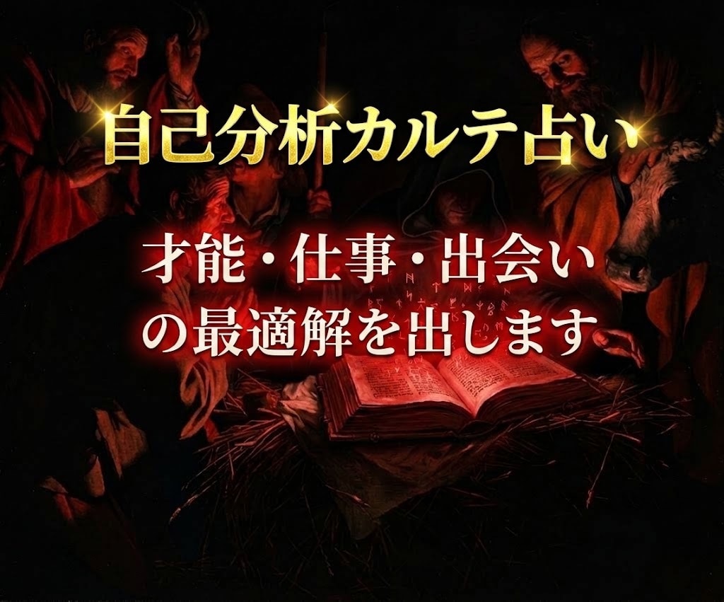 自己分析占い/才能・仕事・出会いの最適解を出します あなたの未来に必要な要素を可視化します イメージ1