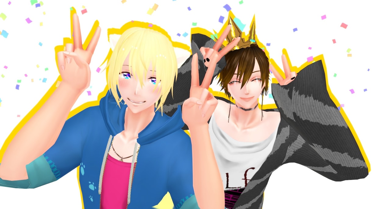 Vtuber3Dモデルをハイクオリティで制作します vroid形式だからお着替え簡単！ イメージ5