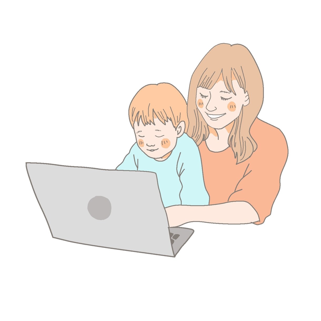 くすみカラー＊シンプルな雰囲気イラスト描きます 日常の一コマをシンプルでおしゃれなイラストにします。 イメージ2