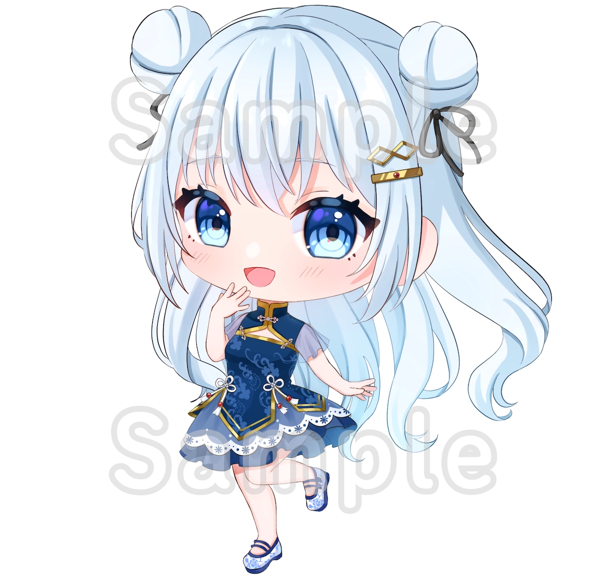 ミニキャライラストお描きします 表情差分を1点無料でお付けいたします！ イメージ5