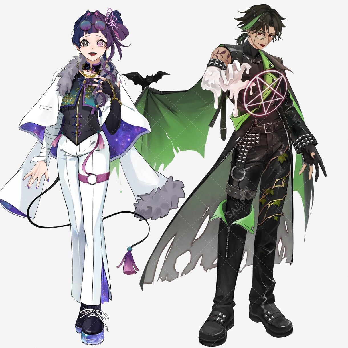 キャラクターの立ち絵描きます TRPG、動画配信、個人制作のゲーム等にどうぞ！ イメージ3