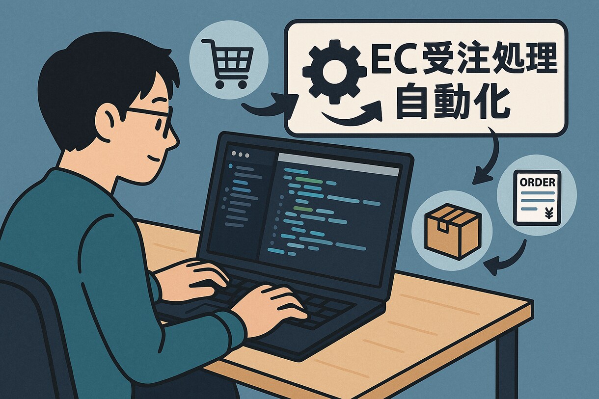 EC受注処理の自動化ツールの開発をします 煩雑な作業を効率化！日々の運用負担を大幅に軽減 イメージ1