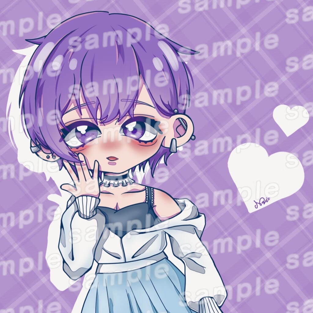 SNSなどで使用できるイラストを作成します アイコン、動画や配信用イラストなどに˚✩* イメージ5