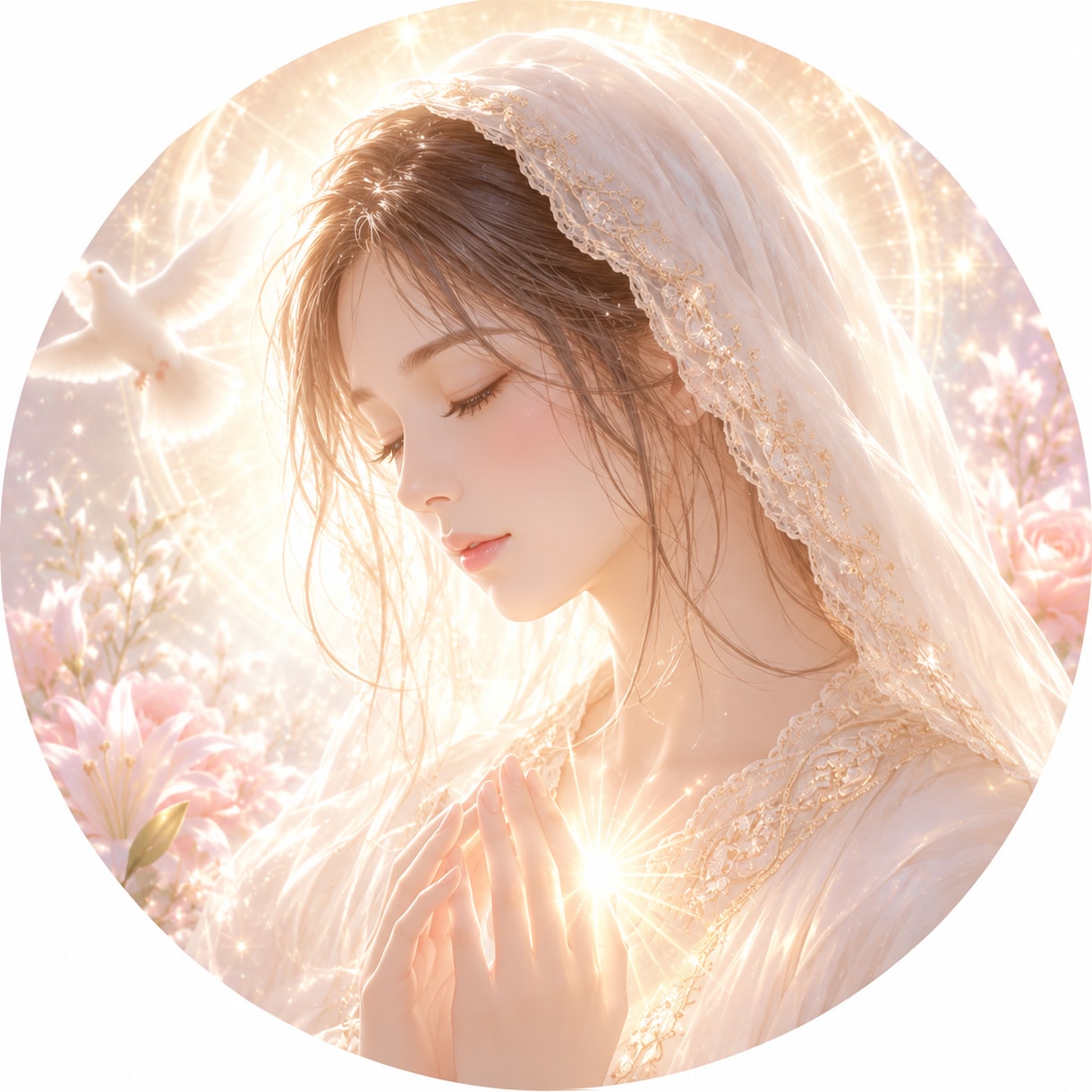 聖母の光よりあなたに必要なお守りメッセージ届ます 今のあなたを包み込む温かい光の高次元のメッセージ イメージ2