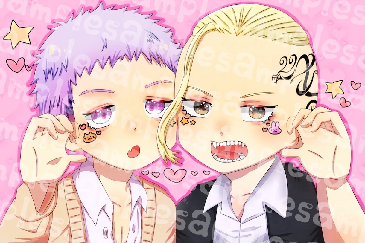 ご依頼されたものをキッチリ描きお渡しします 立ち絵やアイコンを描かせていただきます！ イメージ2