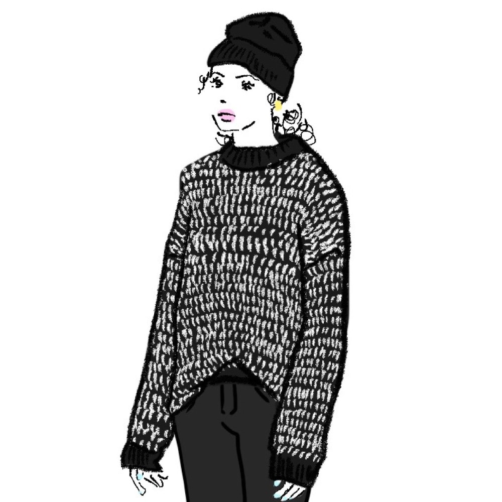 シンプルオシャレな海外モデル風似顔絵描きます SNSアイコンに丁度いい♡ファッション好きな方にピッタリ イメージ9
