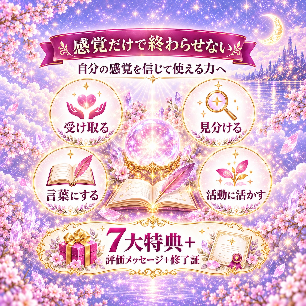 スピリチュアル感覚を育てる14日チャット講座します 今なら豪華7大特典が付きます✨宇宙銀行、波動修正etc… イメージ6